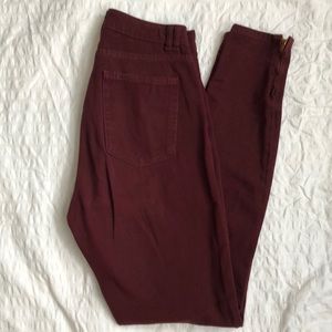 American Apparel High Waisted Stretch Skinny Jean